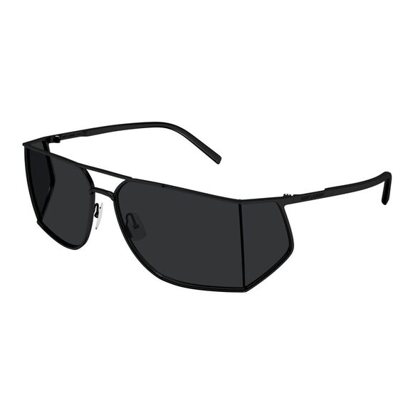 NWT Yves Saint Laurent SL 83 Black 53mm Sunglasses